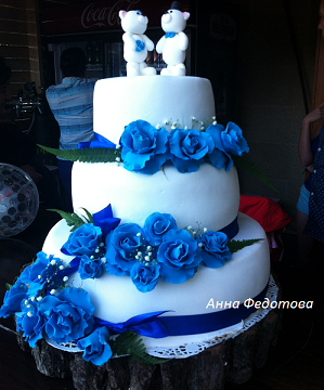 красивый торт на свадьбу